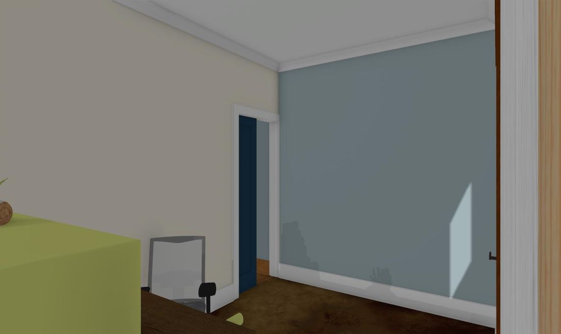 Second view of the first-floor lobby