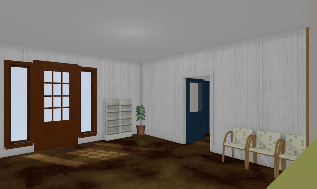 Third view of the first-floor lobby