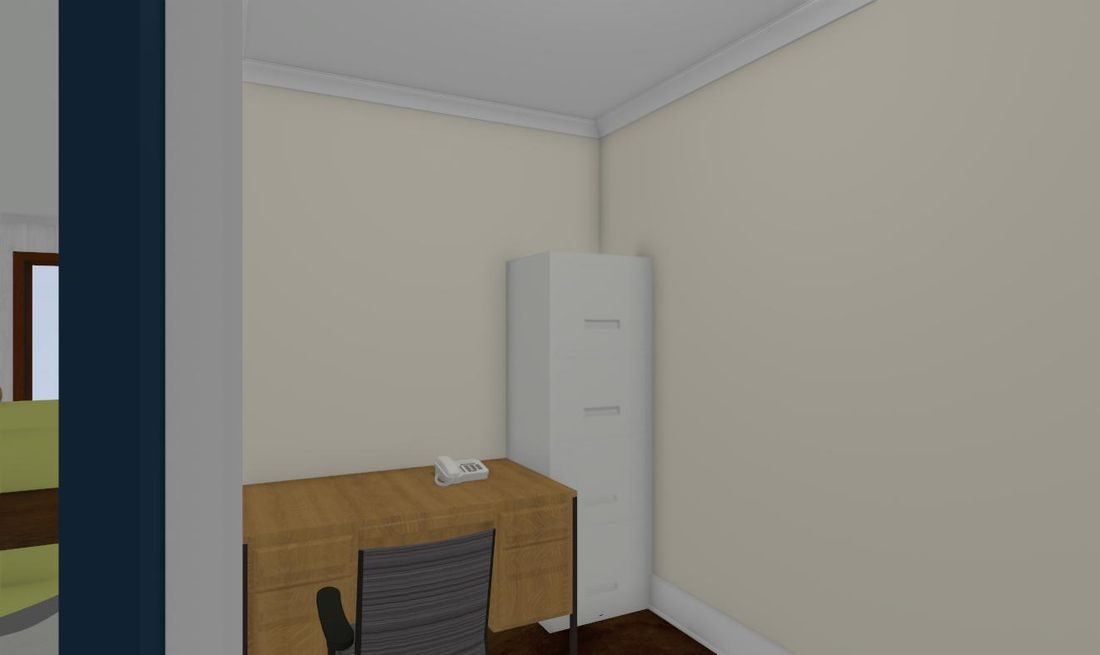 First-floor office design