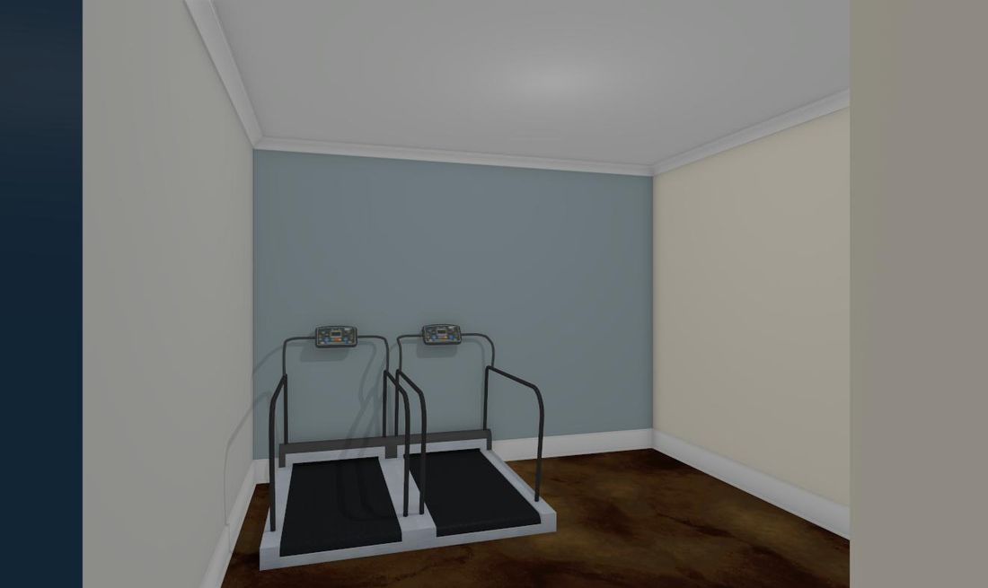 First-floor dog training room