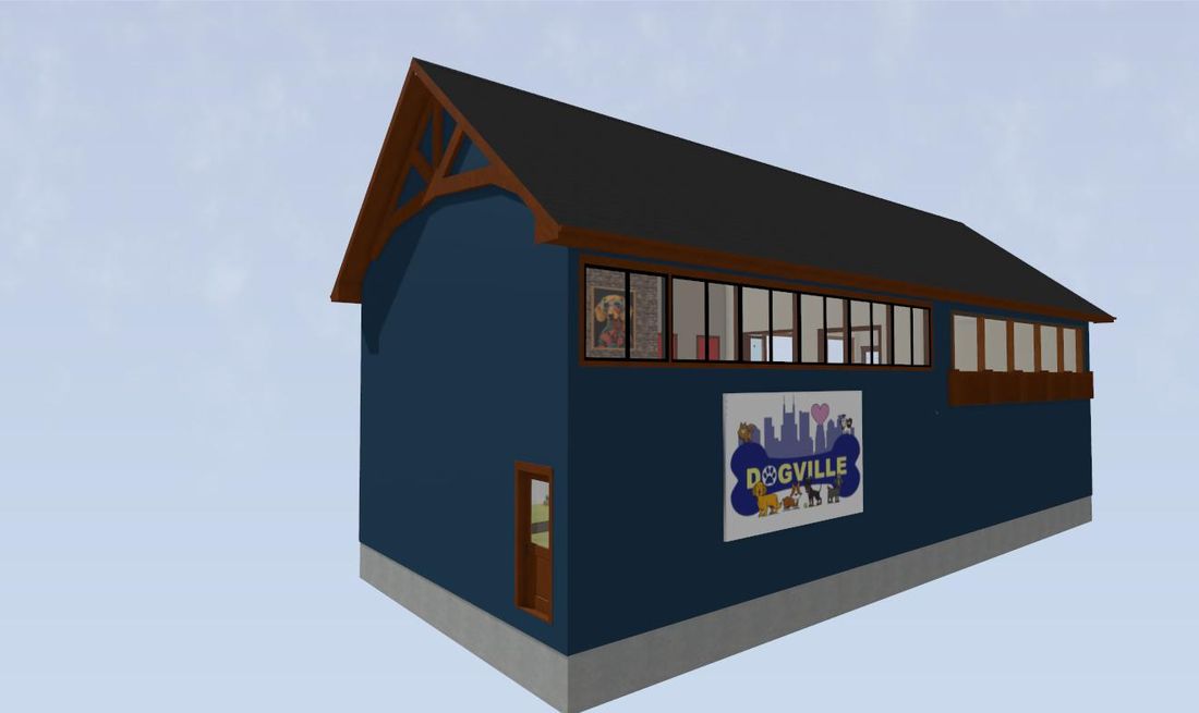 Second view of the Dogville exterior entrance